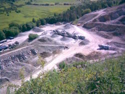 Overview of Quarry Floor 13 June 2009