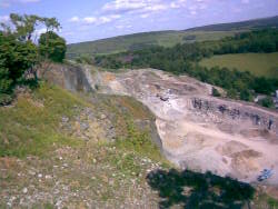 Quarry looking east 13 June 2009